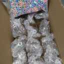 Set of 12, 3.15"/80mm Clear Glass Christmas Ornaments for Crafts Fillable Flat Disc,Christmas DIY Transparent Bulbs, Easy to Use to Fill