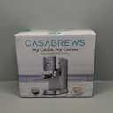 CASABREWS CM5418 Espresso Machine 20 Bar, Compact Espresso Maker with Steam Milk Frother, Stainless Steel Coffee Machine with 34oz Removable Water Tank for Cappuccino, Latte, Silver