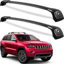Tuyoung 260lbs Roof Rack Cross Bars Fit for Jeep Grand Cherokee 2011-2021 with Grooved Side Rails, All-Aluminum Lockable Anti-Theft Crossbars Rooftop Cargo Kayak Bike Luggage Racks Carrier Accessories
