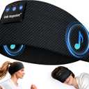 Ink-topoint Sleep Headphones Bluetooth 5.4 Headband, 2 in 1 Sleep Mask with Bluetooth Headphones, Wireless Headband Earphones with Ultra-Thin HD Stereo Speaker, Music Headband for Workout Running Yoga