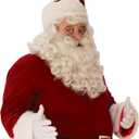 Rubies Santa Claus Premium Beard & Wig Set for Adults, Men's No Size