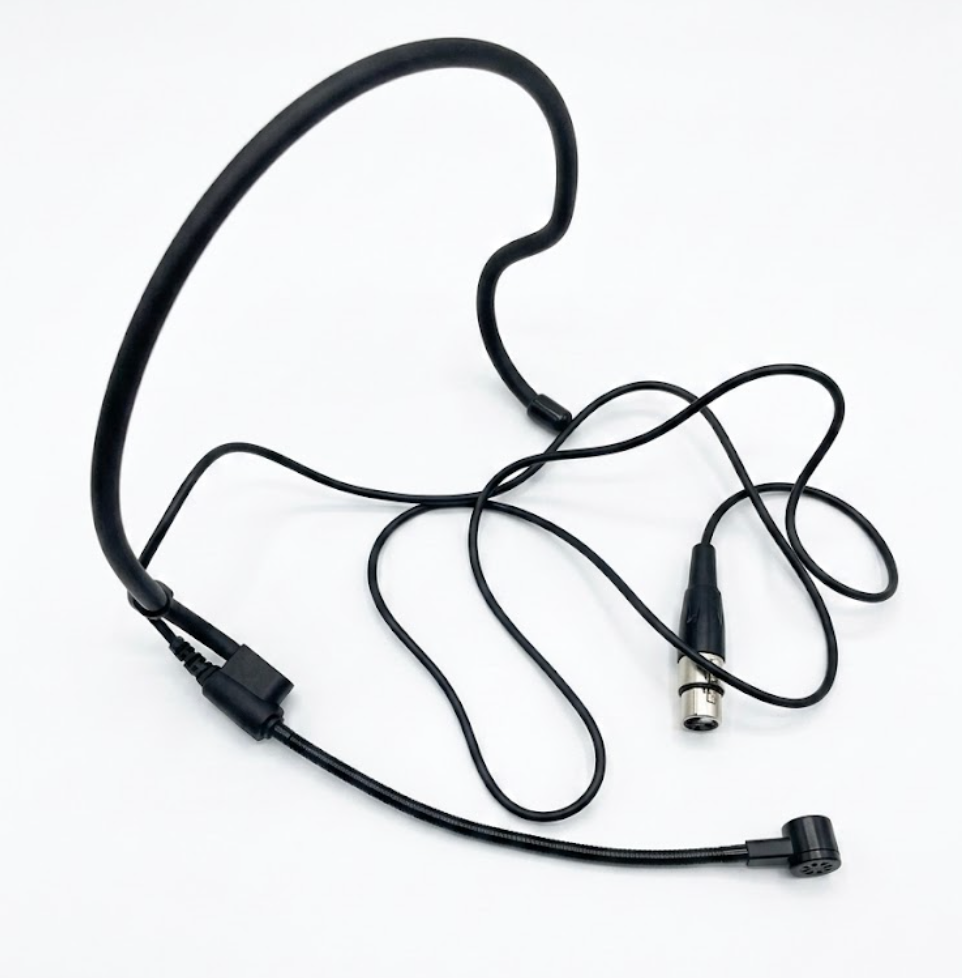 Replacement Headset Headworn Microphone for Sennheiser SK-XSW-A Bodypack Transmitter, Unidirectional, Black