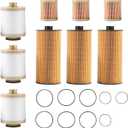 JDMSPEED New Fuel & Oil Filter Replacement 3 of Each FD4616 FL2016 Replacement For Ford 6.0L Turbo Diesel