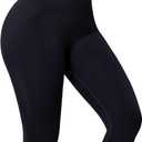 Irisnaya High-Waisted Tummy Control Shapewear Capri for Women, Compression Leggings with Butt Lifter Faja Body Shaper, Size: M
