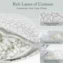 BPC Premium Rayon Derived from Bamboo Firm Pillows Queen Size Set of 2 - Hypoallergenic Shredded Memory Foam Pillows with Removable Cover Bed Pillows for Side Stomach and Back Sleepers, CertiPUR-US (Grey)