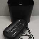 Amazon Basics 8-Sheet High Security Cross Cut Paper and Credit Card Shredder with P-4 Security, Auto Shut-off, Black