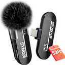 SYNCO Wireless Lavalier Microphone for iPhone, P1XL Professional Lapel Mic for Tiktok, YouTube, Streaming, Vlog Video Recording, Wireless Microphone for iPhone 14/13/12/11/SE...