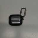 SURITCH for Samsung Galaxy Buds 3 Pro (2024) / Buds 3 (2024) / Buds3 FE (2025) Case, Magnetic Bumper Cases, Rugged Shockproof Protective Covers with Carabiner & Cleaning Kit & Removal Tool, Black