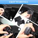 Phone Mount for Honda Pilot 2016-2022, Phone Holder Mount with Self-Adhesive Base for Dashboard Air Vent Upper, Compatible with iPhone & All Smartphones (A Style - Upper)