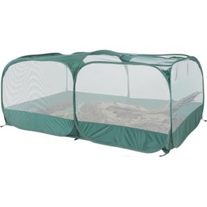 Foldable Portable Pet Playpen, Pop-Up Breathable Mesh Small Animal Cage with Transparent Walls & Bottom, Outdoor Indoor Small Animal Enclosures Tent for Lizards,Cats,Chickens,Rabbits (2M)