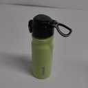 BJPKPK Insulated Water Bottle 18oz Stainless Steel Water Bottles With Straw And Carry Handle Double Wall Metal Thermo,Macaron Green