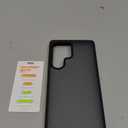 TORRAS Shockproof for Samsung Galaxy S25 Ultra Case, 12FT Military-Grade Protection, Matte Translucent Slim Case for Samsung S25 Ultra Case, Black, Thin, 6.9'' Guardian Series