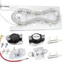Dryer Heating Element Kit Fit for Maytag Epic z Bravos MED5630HC1 MED5630HC2 MED5630HW1 MED5630HW0 MED5630HW2 MED3500FW1 MED5630HC0 MED5500FW2 MED5500FW1 MEDC700VW0 MED5500FC1 MED5500FC2