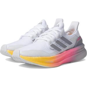 adidas Women's Ultraboost 5 Running Sneaker (6, White/Glory Grey/Lucid Pink)