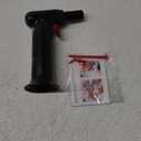 Sondiko Butane Torch with Fuel Gauge S907, Refillable Soldering Torch with Adjustable Flame for Welding, Resin Art, Industrial(Butane Gas Not Included) (Black)