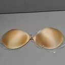 Niidor Adhesive Strapless Bra for Women Sticky Invisible Push up Silicone Bra for Backless Dress 2025 Upgraded Clasp Bras, Size E