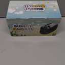 Bubble Machine, Automatic 18000+ Per Minute Big Bubbles Blower Maker for Kids Toddlers with 2 Speeds,6 Wands,Operated by Plugin or Batteries for Outdoor/Indoor Birthday Parties,Wedding (Black)