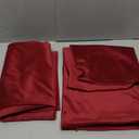 MIULEE Pack of 2 Velvet Soft Solid Decorative Throw Pillow Covers Burgundy Pillowcases for Sofa Bedroom Couch Car,18x18 Inch Wine Red