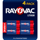 Rayovac - Photo Lithium Batteries Size 123A 3V, 4 Pack