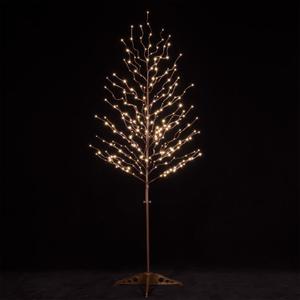 6ft Star Light Tree with 256 Warm White LEDs for Holiday Decor - Dimmable, UL Certified, Waterproof - Ideal for Indoor and Outdoor Decoration