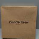 D'Moksha Homes Light Natural Linen Tablecloth 60 x 108 Inch - 100% Pure Linen Natural Table Cloth for Rectangle Tables - Classic Hemstitch, Machine Washable Tablecloth for Spring