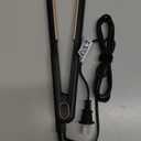 Terviiix 1/2 Inch Flat Iron for Short Hair, Small Hair Straightener and Curler 2-in-1 for Pixie Cuts & Touch-Ups, Rounded Edge Mini Flat Iron for Men and Women, Dual Voltage Travel-Friendly (0.5 Inch, Black)