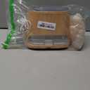 SALKING 2-in-1 Ultrasonic Essential Oil Diffuser & Himalayan Salt Lamp, Aromatherapy Diffuser Cool Mist Humidifier with Auto Off Function, 100% Pure Himalayan Pink Salt Rock, 150ml (Wooden Grain)