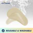 ZUCNANA Arch Support Inserts for Women Flat Feet (12 Pieces), Soft Gel Arch Support Insoles for Plantar Fasciitis, Reusable Arch Pads for Foot Pain Relief, One Size Fits Any