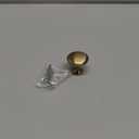 Amerock | Cabinet Knob | Champagne Bronze | 1-1/4 inch (32 mm) Diameter | Edona | Drawer Knob | Cabinet Hardware (Pack of 1)