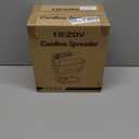 Rozlchar Power Spreader Compatible for Dewalt 20V/60V Battery, Seed Spreader for Year-Round, Covers Up to 5,000 sq. ft.(Tool Only, No Battery) (Yellow)