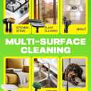 POPCHOSE Steam Cleaner with Detergent Dispenser, 15s Heat-Up Handheld Steam Cleaner for Home, 500ml Removable Water Tank, Lightweight Portable Steamer for Cleaning Grout, Windows, Kitchen, Easy Refill