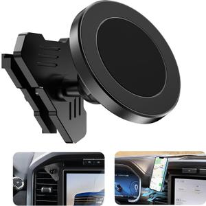 Phone Holder Compatible with Ford F150, CNC Magnetic Car Air Vent Phone Holder Cradles Compatible with F150 2021-2024 & Super Duty F250 F350 F450 2021-2024 Phone Mount for Most Cellphones