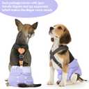 CuteBone Dog Diapers Female 3 Pack Reusable Doggy Diapers with One Suspender for Small Dogs Period BDD01S