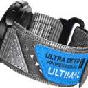 Compatible with Samsung Galaxy Watch 7 6 5 4 FE 40mm 44mm/6 Classic 43mm 47mm/5 Pro 45mm/4 Classic 42mm 46mm, 20mm Nylon Adjustable Sports Strap for Men Women (GREY, XL)