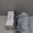 Bedsure GentleSoft Frost Gray Fleece Blanket for Couch - Cozy Soft Blankets for Women, Cute Small Throws for Girls, 50x60 Inches