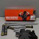 Morph BPA Free Ninja Swords Kids With Back Strap, Ninja Toy Sword For Kids, Toy Weapons For Halloween (Grey)