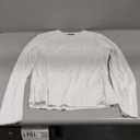 PRETTYGARDEN Women's Tops 2025 Fall Fashion Long Sleeve Crewneck Blouse Slim Fit Textured Basic Knit T Shirt Y2k Clothes (Medium)