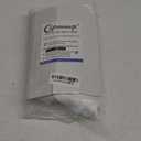 Chyhomenyc White Curtains 54 Inch Length 2 Panels, Faux Linen Textured Semi Sheer Light Filtering Soft Airy Rod Pocket Window Treatment Drapes for Living Room Bedroom, 30Wx54L Inch, Set of 2