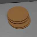 Boao 6 Pcs 8 Inch Round Absorbent Cork Coasters Wooden Cork Plant Coasters for Home, Drinks Coffee Table Dining Wooden Table Desk