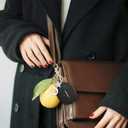 Case Cover Compatible with Baseus Bass BC1 Earbuds, Ziseyoru Soft Silicone Protective Skin for Baseus Bass BC1 with Accessories Bling Keychain for Women Girl (Black)