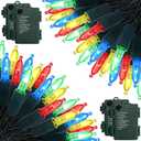 Zaffaella Battery Operated Christmas Lights, 4 Pack 17ft 50 LED Mini String Lights with 8 Modes Auto-Timer, Waterproof Tree Lights for Outdoor Indoor Xmas Holiday Wreath Garden Decor, Multicolor
