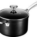Le Creuset Toughened Nonstick PRO Saucepan With Glass Lid, 3 qt.