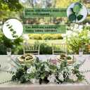 150 Pcs 5 Kinds Artificial Greenery Stems Mixed Artificial Eucalyptus Wedding Bouquet Bulk Fake Eucalyptus Stems Greenery Leaves for Vase Wedding Home Table Decor DIY Bouquets (Green)