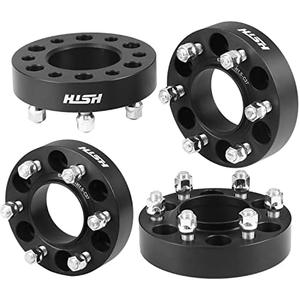 HISH 6 Lug 6x135 Wheel Spacers for F150 2015-2022,1.5in Thick Wheel Spacers 14x1.5 Studs & 87.1 mm Hub Bore Compatible with F150,Expedition,Navigator,Package of 4