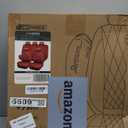 CAR PASS Piping Luxury Faux Leather Seat Covers Full Set, Premium Delux Anti-Slip Waterproof Automotive Seat Cover Universal Fit for Sedans Suvs Vans Trucks, Armrest & Airbag Compatible, Burgundy Red