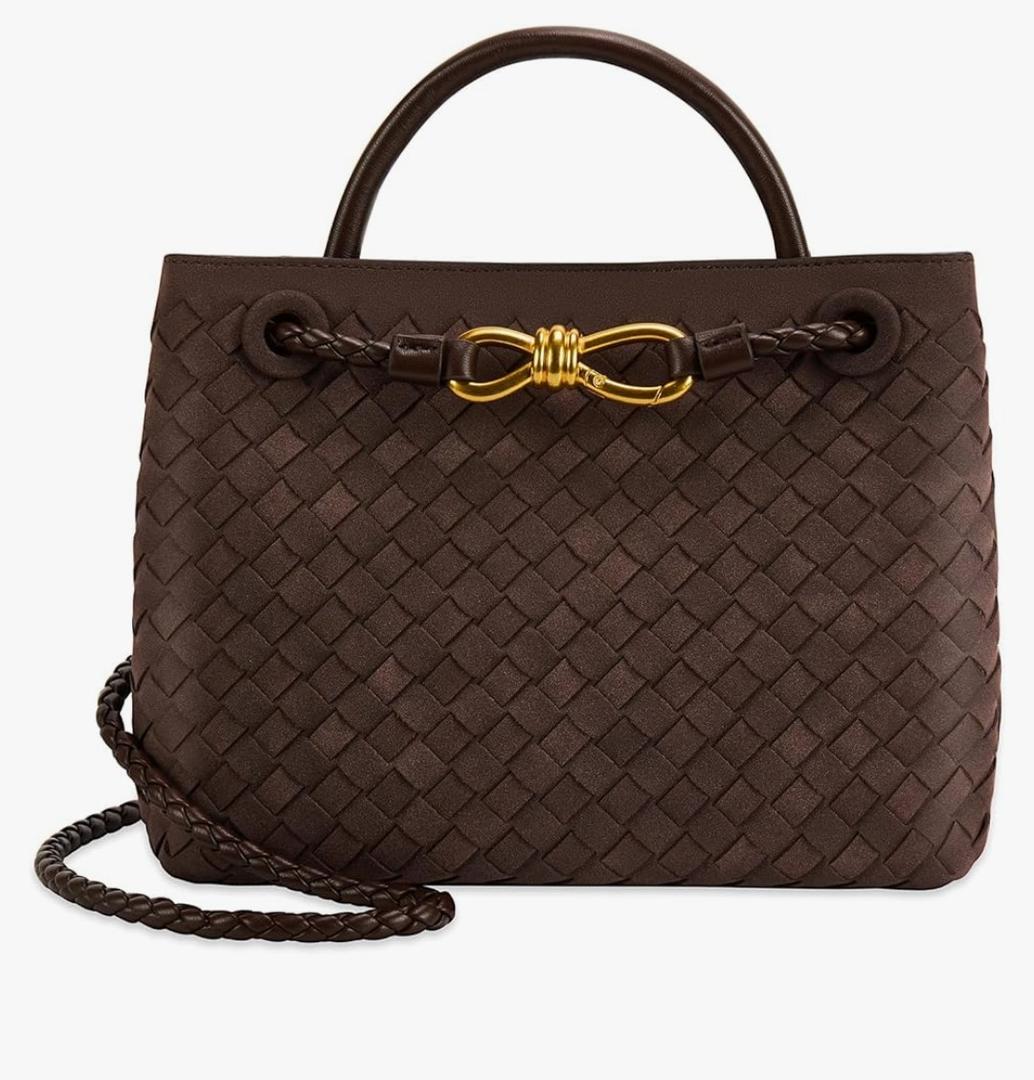 Woven Tote Bag for Women Leather Shoulder Handbag Designer Top Handle Purses