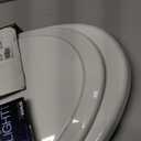 KOHLER 24764-RL-0 Rutledge Nightlight ReadyLatch Slow Close Toilet Seat, Elongated, Quiet-Close Lid and Seat, Grip-Tight Bumpers, White