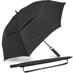 NINEMAX Golf Umbrella 51/54/62/68 Inch Automatic Open, Large Double Canopy Vented Oversize Stick Umbrellas Extra Large Windproof Waterproof for Rain