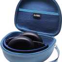 Headphone Case Compatible with Beats Studio Pro/Solo 4 / Studio 3 / Solo 3 / Picun B8 / BERIBES/JLab JBuds Lux ANC Wireless Bluetooth Noise Cancelling Headphones, Blue(Case Only)