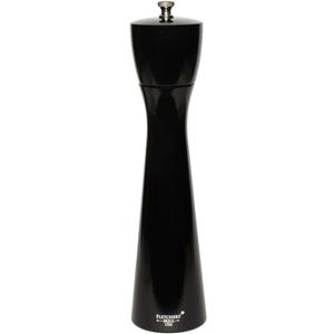 Fletchers' Mill Tronco Salt Mill, Black - 10 Inch, Adjustable Coarseness Fine to Coarse, MADE IN U.S.A.